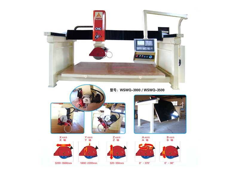 五軸四聯動CNC橋切機